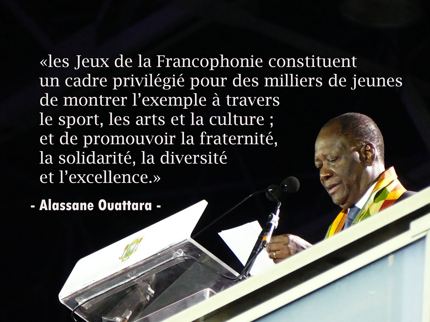 Article : Citation Alassane Ouattara Inauguration